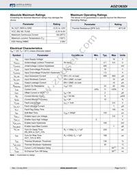 AOZ1363DI Datasheet Page 3