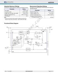 AOZ1915DI Datasheet Page 3