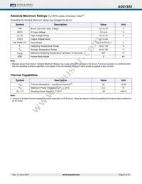 AOZ1935QI Datasheet Page 5