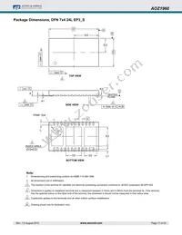 AOZ1960DI Datasheet Page 17