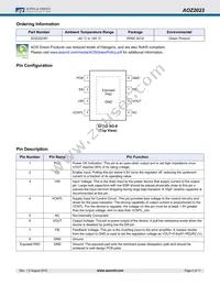 AOZ2023PI Datasheet Page 2