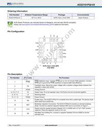 AOZ2151PQI-03 Datasheet Page 3