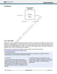 AOZ2151PQI-03 Datasheet Page 17