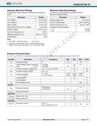AOZ2151TQI-19 Datasheet Page 5