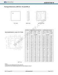 AOZ2151TQI-19 Datasheet Page 15