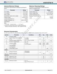AOZ2152TQI-19 Datasheet Page 5