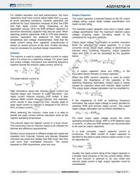 AOZ2152TQI-19 Datasheet Page 12