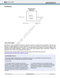 AOZ2152TQI-19 Datasheet Page 17