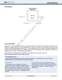 AOZ2153PQI-04 Datasheet Page 17