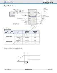 AOZ2231CQI-01 Datasheet Page 2