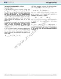 AOZ2231CQI-01 Datasheet Page 19