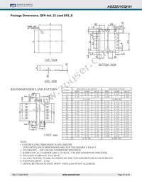 AOZ2231CQI-01 Datasheet Page 21