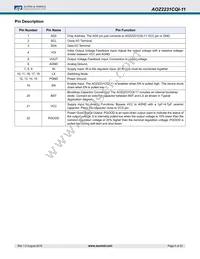 AOZ2231CQI-11 Datasheet Page 4