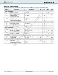 AOZ2231CQI-11 Datasheet Page 6
