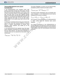 AOZ2233CQI-02 Datasheet Page 19