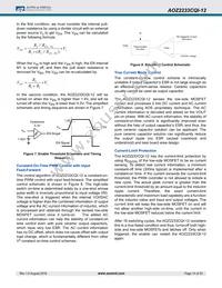 AOZ2233CQI-12 Datasheet Page 14