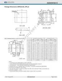 AOZ2233CQI-12 Datasheet Page 21