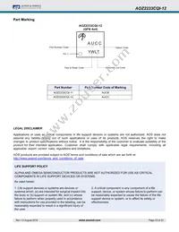 AOZ2233CQI-12 Datasheet Page 23