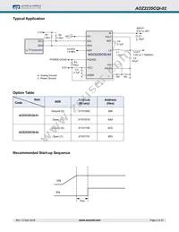 AOZ2235CQI-02 Datasheet Page 2