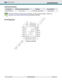 AOZ2235CQI-02 Datasheet Page 3