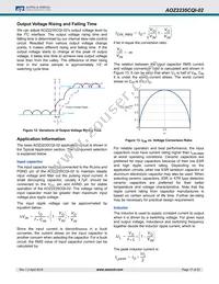 AOZ2235CQI-02 Datasheet Page 17