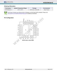 AOZ2236CQI-02 Datasheet Page 3