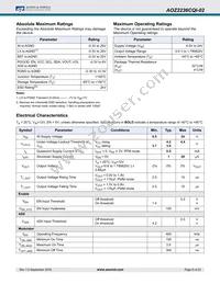 AOZ2236CQI-02 Datasheet Page 5