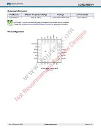 AOZ2236QI-01 Datasheet Page 3