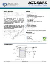 AOZ2253EQI-30 Datasheet Cover