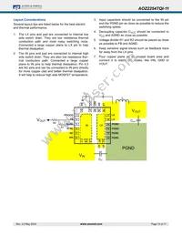 AOZ2254TQI-11 Datasheet Page 14