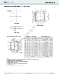 AOZ2254TQI-11 Datasheet Page 15