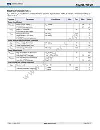 AOZ2254TQI-20 Datasheet Page 6