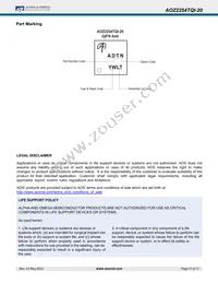 AOZ2254TQI-20 Datasheet Page 17