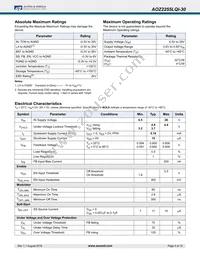 AOZ2255LQI-30 Datasheet Page 4