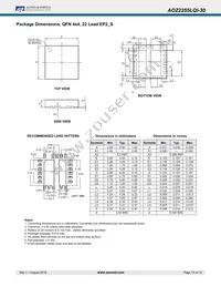 AOZ2255LQI-30 Datasheet Page 13