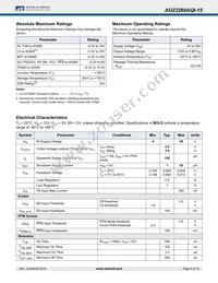 AOZ2260AQI-15 Datasheet Page 4