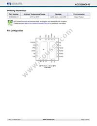 AOZ2260QI-10 Datasheet Page 3