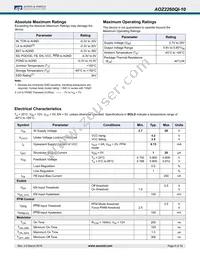 AOZ2260QI-10 Datasheet Page 5