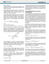 AOZ2260QI-10 Datasheet Page 12