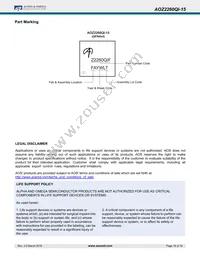 AOZ2260QI-15 Datasheet Page 16