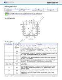 AOZ2261AQI-10 Datasheet Page 3