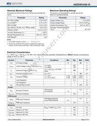 AOZ2261AQI-10 Datasheet Page 4