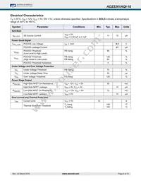 AOZ2261AQI-10 Datasheet Page 5