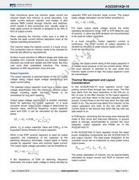 AOZ2261AQI-10 Datasheet Page 11