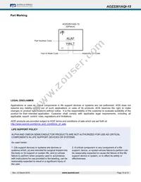 AOZ2261AQI-15 Datasheet Page 15