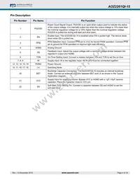 AOZ2261QI-15 Datasheet Page 4