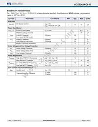 AOZ2262AQI-10 Datasheet Page 5