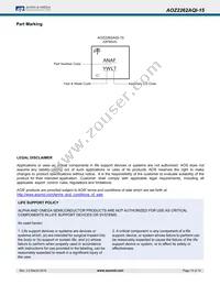 AOZ2262AQI-15 Datasheet Page 15