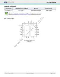 AOZ2262QI-10 Datasheet Page 3