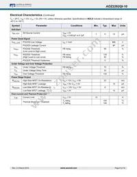 AOZ2262QI-10 Datasheet Page 6